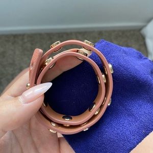 Tory Burch Leather Stud Bracelet